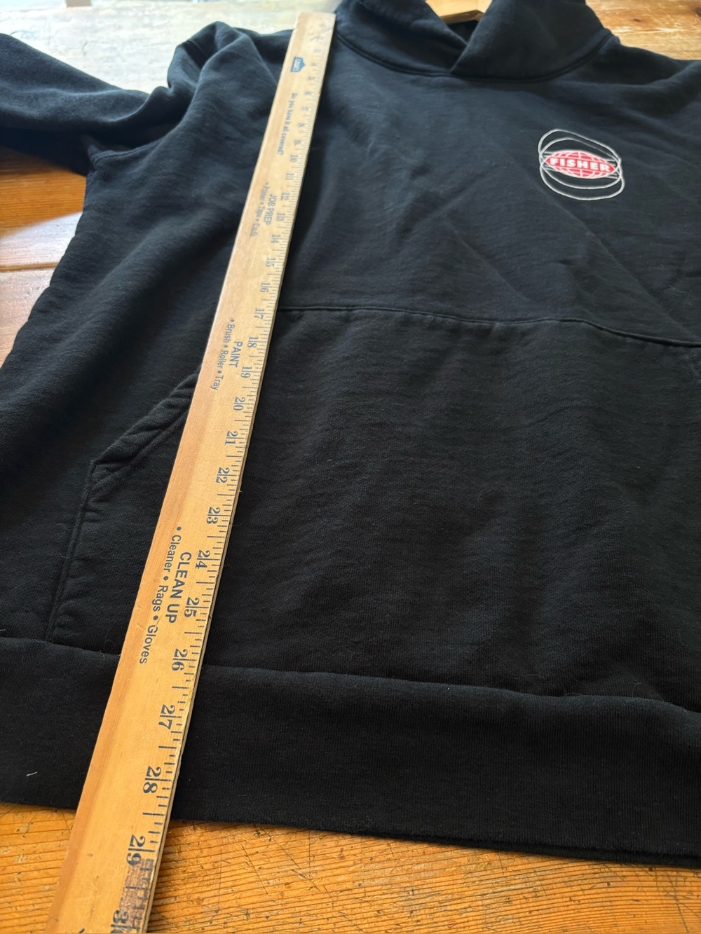Official FISHER DJ Merch Hoodie XL Black Pullover Festival Rave Sweatshirt - Picture 8 of 9